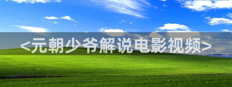 星空在线播放电影：<元朝少爷解说电影视频>