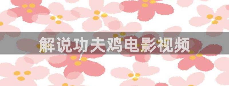 花园宝宝星空影院：解说功夫鸡电影视频
