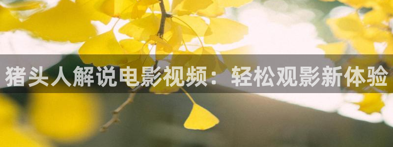 关于星空的画：猪头人解说电影视频：轻松观影新体验